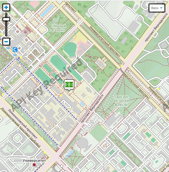 Місце розташування майданчиків на мапі: