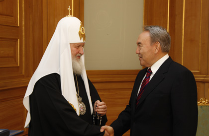 Буквально на днях відбулася важлива зустріч Нурсултана Назарбаєва з Патріархом Московським і всієї Русі