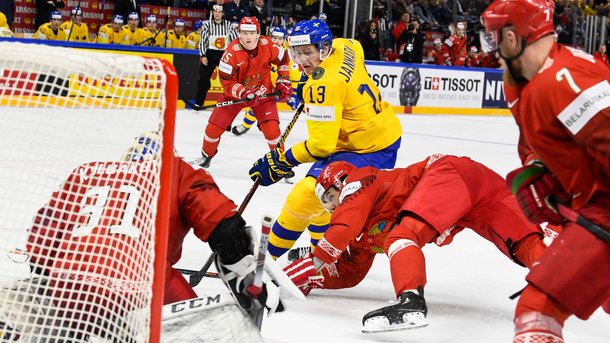 5 травня 2018, 00:20 Переглядів:   Шведи розгромили Білорусь на хокейному ЧС-2018