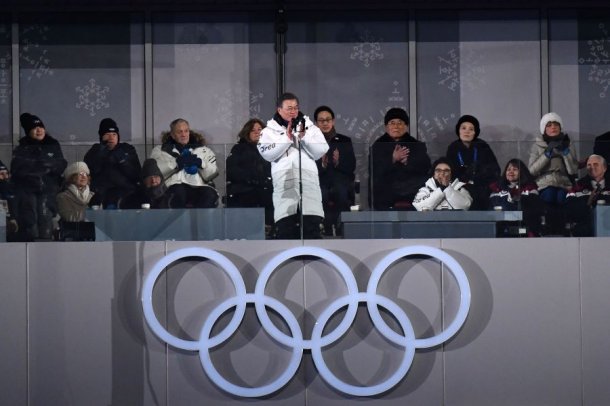 Президент Південної Кореї Мун Чже Ін оголосив зимові Олімпійські ігри в Пхенчхані відкритими