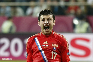 Євро 2012 Росія - Чехія 4: 1 перший гол