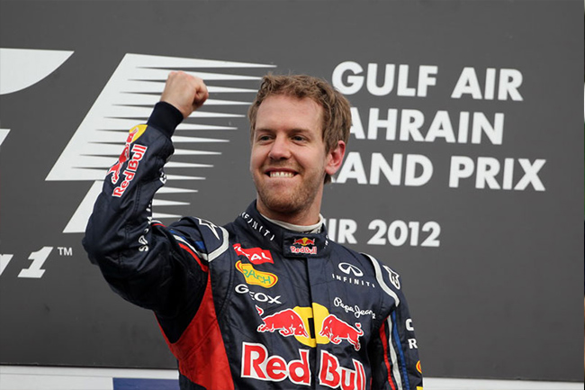 В результаті пілот Red Bull Racing виграв кваліфікацію, став найшвидшим на одному колі в гонці і першим же побачив картатий прапор, вийшовши на першу позицію в особистому заліку сезону-2012