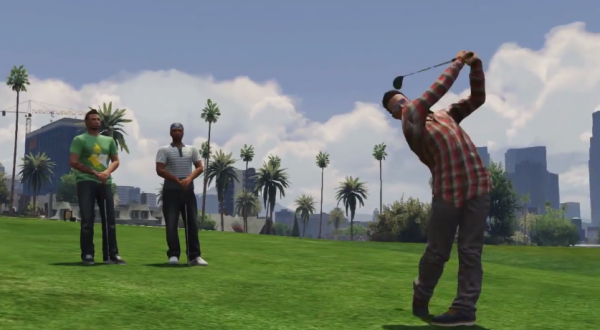 Гольф в GTA 5 - це повноцінний спортивний симулятор, гра в грі
