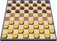 Шашки - гра для двох гравців на багатоклітинній дошці, подібної   шахової   , Спеціальними фішками-шашками